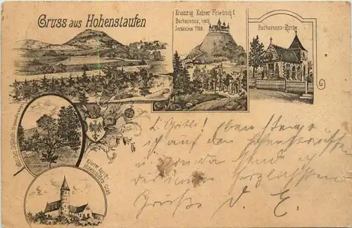 Gruss aus Hohenstaufen - Vorläufer 1893 Göppingen -71334