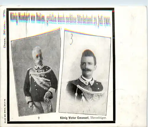 König Humbert von Italien - König Victor Emanuel -70896