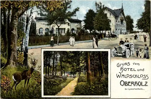 Gruss vom Hotel und Waldschloss Oberholz bei Liebertwolkwitz -71026
