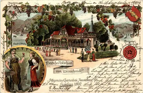 Hamburg - Gartenbau Ausstellung 1897 -71112