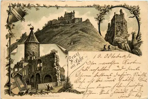 Gruss aus Lahr - Litho 1895 -71192