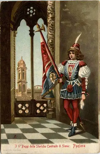 Paggi delle Storiche Contrade di Siena - Pantera -72424