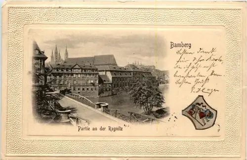 Bamberg - Prägekarte -72144