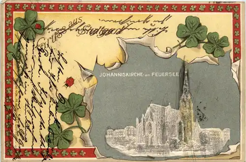 Gruss aus Stuttgart - Johanniskirche am Feuersee -71432