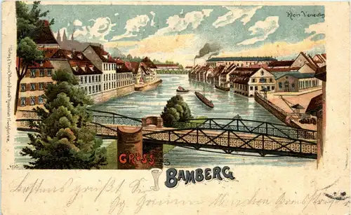 Gruss aus Bamberg - Litho -71954