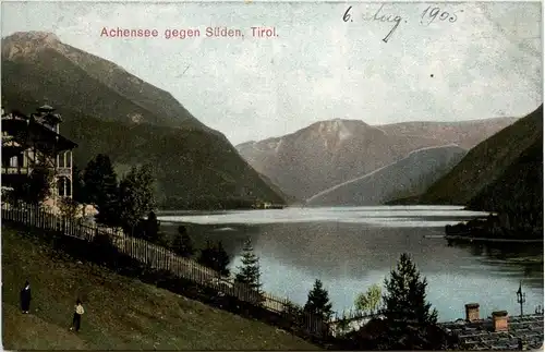 Achensee/Tirol und Umgebung - Achensee gegen Süden -325826