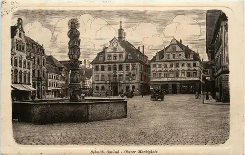 Schwäb. Gmünd - Oberer Marktplatz -72068
