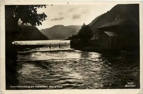 Achensee/Tirol und Umgebung - Abendstimmung am Achensee -325908