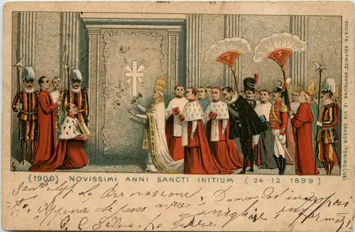 Novissimi Anni Sancti Initium 24.12.1899 - Litho -72328
