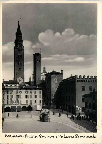 Cremona - Piazza Cavour e Palazzo Comunale -72368