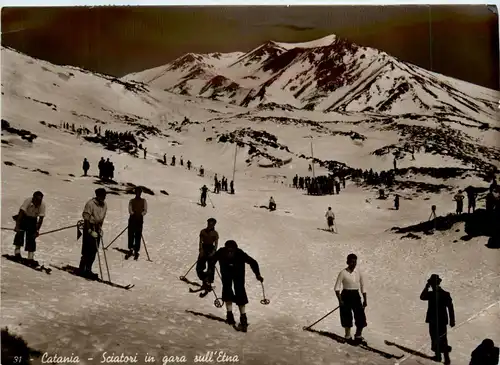 Catania - Sciatori in gara sul Etna - Ski -72388