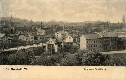 Arnstadt - Blick vom Kübelberg -71182