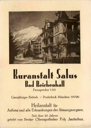 Kuranstalt Salus - Bad Reichenhall -73560