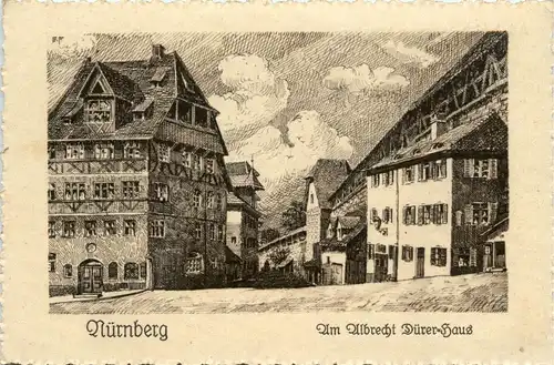 Nürnberg - Am Albrecht Dürer Haus -72808