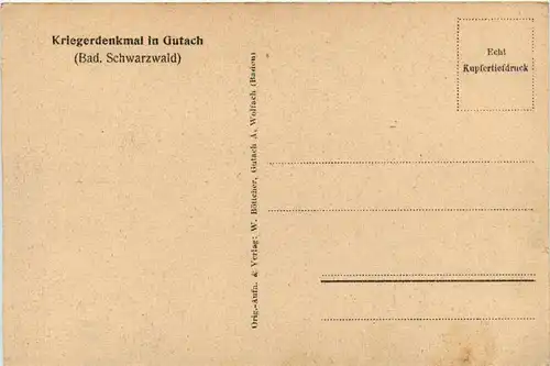 Kriegerdenkmal in Gutach -72888