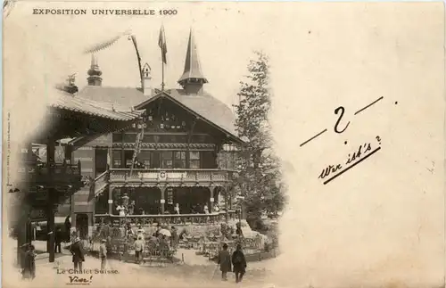 Paris Exposition de 1900 - Chalet Suisse -72968
