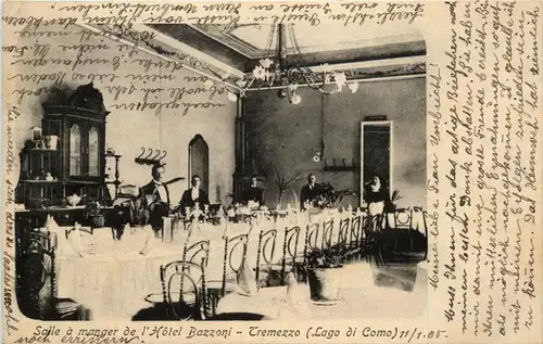 Tremezzo - Sall a manger de l Hotel Bazzoni -72666