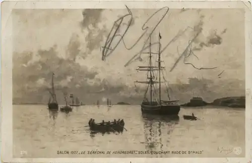 Paris Salon 1907 - Künstlerkarte -73148