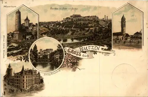 Gruss aus Bautzen - Litho -73262