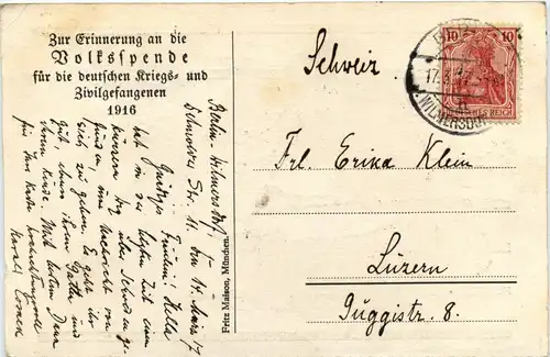 Volksspende für die deutschen Kriegsgefangenen -71158