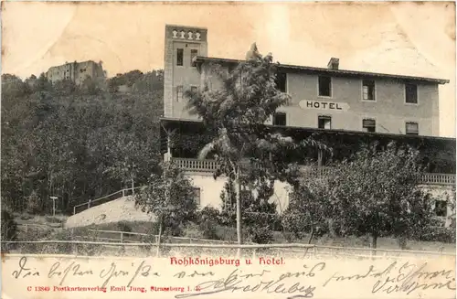 Hohkönigsburg und Hotel -73402