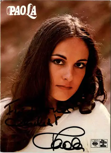 Paola mit Autogram -73006