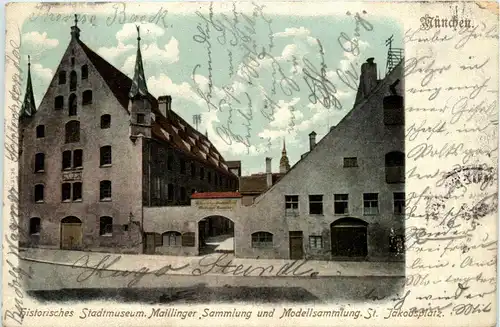 München - Historisches Stadtmuseum - Litho -72256