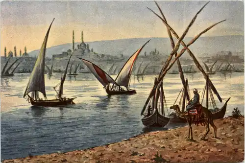 Cairo seen from behond the Nilde -73100