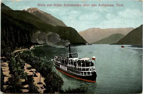Blick vom Hotel Scholastika über den Achensee -326980