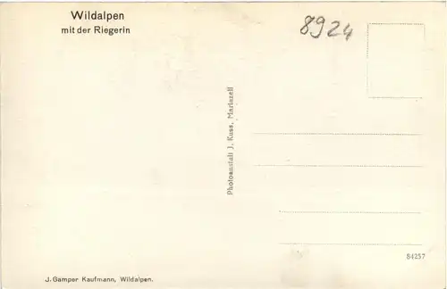 Wildalpen mit der Riegerin -353088