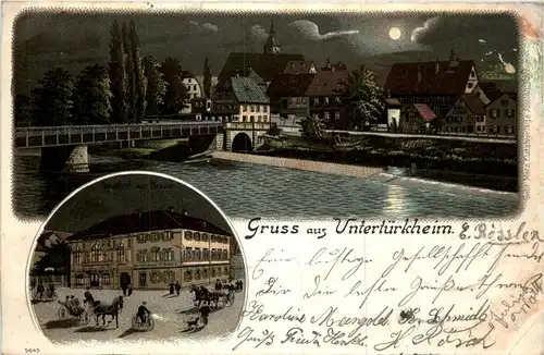 Gruss aus Untertürkheim - Litho -73260