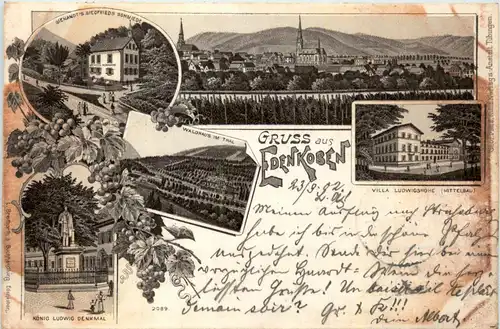 Gruss aus Edenkoben - Litho -73266