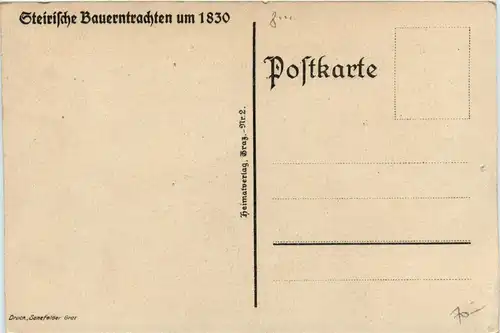 Steirische Bauerntrachten -291084