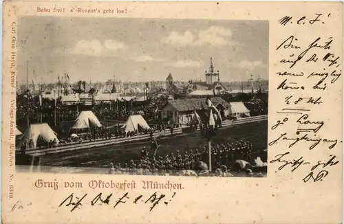 München - Gruss vom Oktoberfest -73452