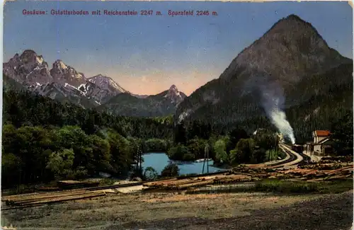 Gesäuse, Gstatterboden mit Reichenstein und Sparafeld -353488