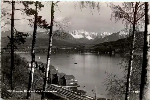 Klagenfurt, Wörthersee, blick auf die Karawanken -352770