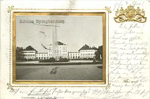 München - Schloss Nymphenburg - Prägekarte -72118