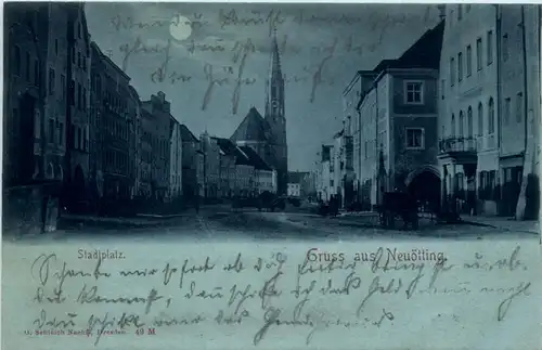 Gruss aus Neuötting - Stadtplatz -72192