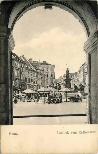 Ausblick vom Rathaustor Graz -291680