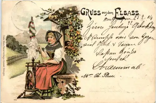 Gruss aus dem Elsass -73396