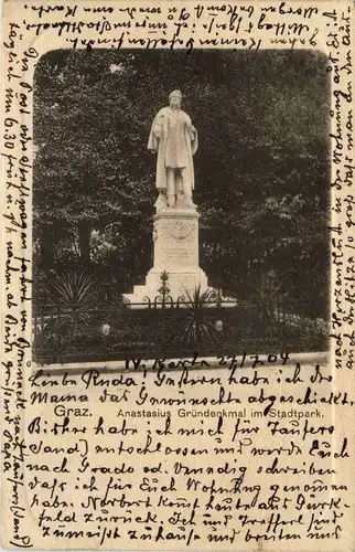 Anastasius Gründdenkmal - Graz -291758