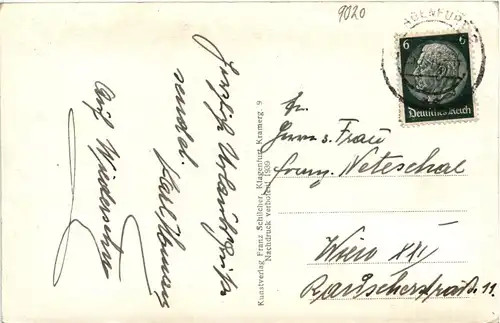 Klagenfurt, Annabichl mit Flugfeld gegen mittagskogel -353812