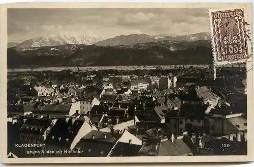 Klagenfurt, gegen Süden mit Hochobir -353858