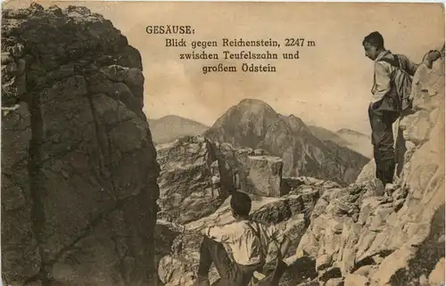 Gesäuse, Blick gegen Reichenstein -354764