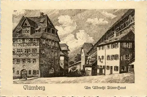 Nürnberg - Am Albrecht Dürer Haus -72812