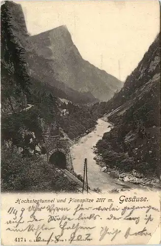 Gesäuse, Hochstegtunnel und Planspitze -353496