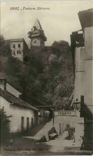 Graz - Partie mit Uhrturm -291978