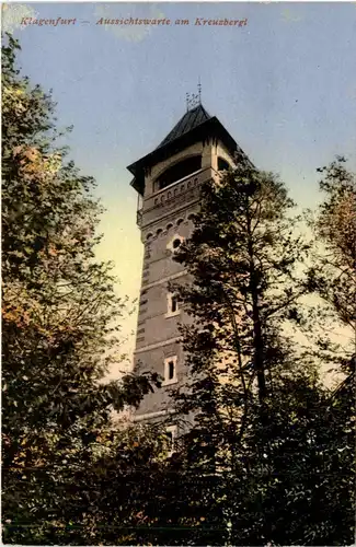 Klagenfurt, Aussichtsturm am Kreuzberg -354934