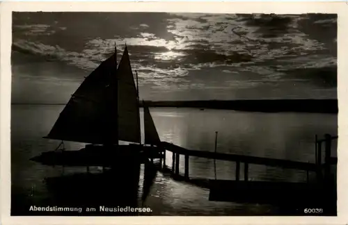 Neusiedlersee, Abendstimmung -354112