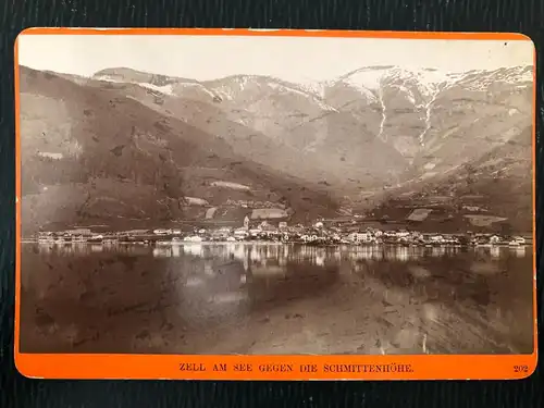 Zell am See - Photo auf dickem Karton - Verlag Würthle & Spinnhirn -S234